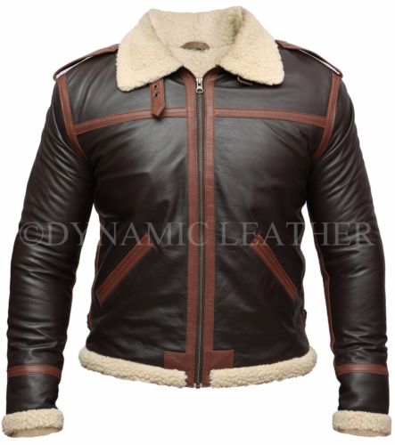 RESIDENT EVIL 4 Leon Kennedy Shearling Lederjacke