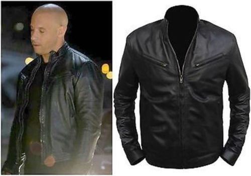 Homme FAST AND FURIOUS 6 Vin diesal Veste cuir