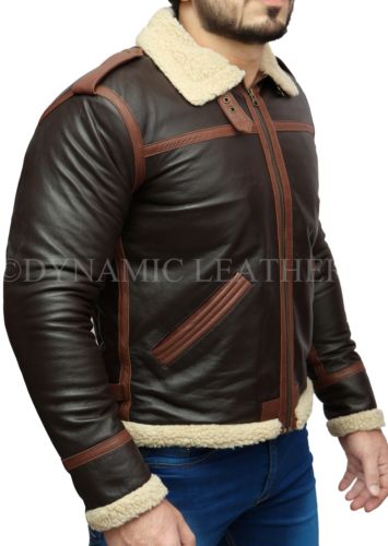 RESIDENT EVIL 4 Leon Kennedy Shearling Veste cuir